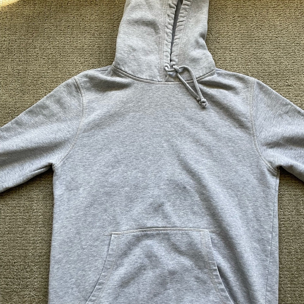 Plain grey hoodie